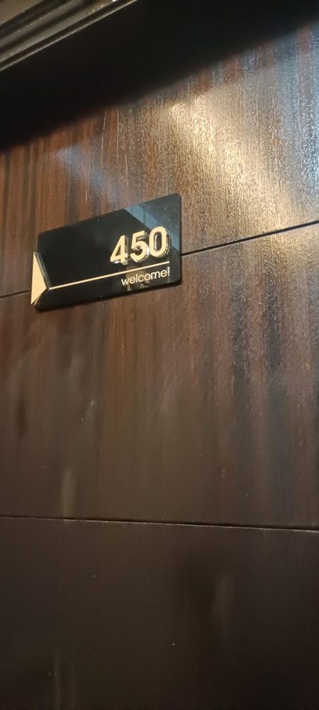 Acrylic 2D room plate produced by Universal Enterprises