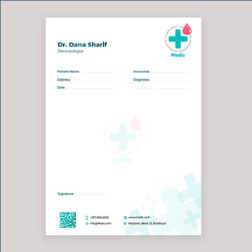 Patient information forms produced by Universal Enterprises
