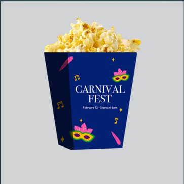 Popcorn buckets produced by Universal Enterprises