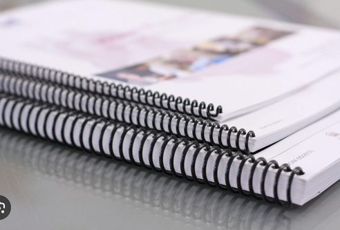 Spiral notebooks produced by Universal Enterprises
